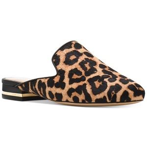Michael Kors leopard mules